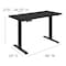 Flash Furniture Electric Adjustable Standing Desk, 48"Wx24"D, Black NAN-TG-2046-BK-GG - alternate 3